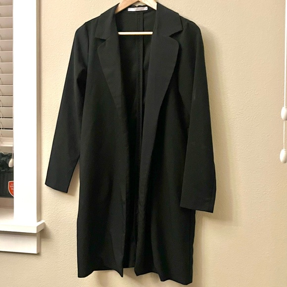 Have Jackets & Blazers - Womens Long Black Trench Coat